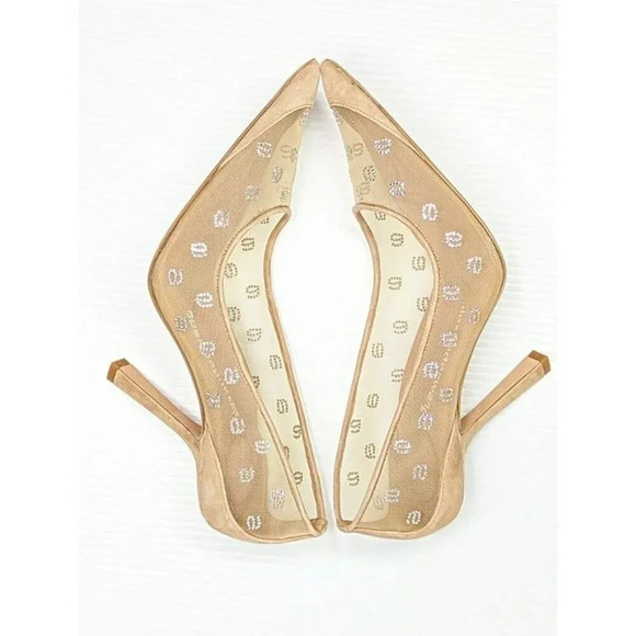 Alexander Wang Women's Delphine 105 Crystal High Heel Pumps Size 37.5 MSRP $695 - Picture 8 of 11